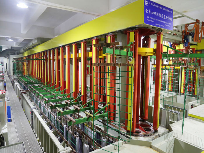 ​全自动油压双阴极环形生产线